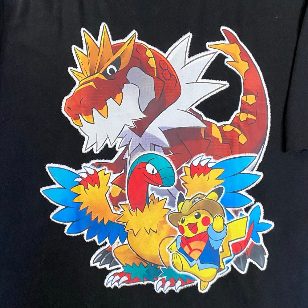 Pokemon x Field Museum Excavator Pikachu Tshirt Sz XL Black - Picture 3 of 12